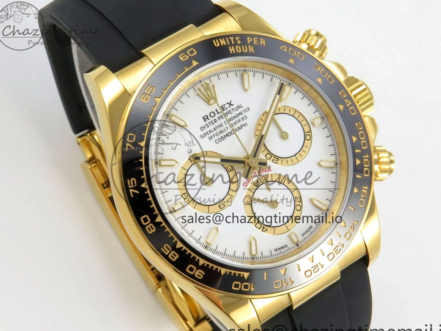 0205 Daytona 126518 VSF 1:1 Best Edition White Dial on Oysterflex Strap VS4131 V2 (Weighted) Breathable 149